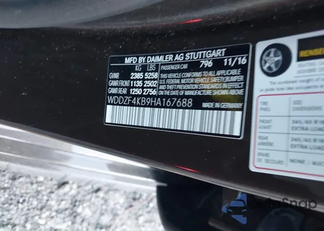 2017 Mercedes-Benz E 300 4Matic from USA, damaged, VIN WDDZF4KB9HA167688